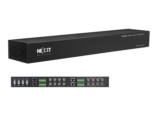 TRANSCEPTOR PASIVO DE VIDEO PARA RACK NEXXT NSA-HP16HSR-V TRANSMISIÓN INTEGRAL DE VIDEO POR CCTV TRANSMISIÓN DE VIDEO PASIVO DE 16 CANALES