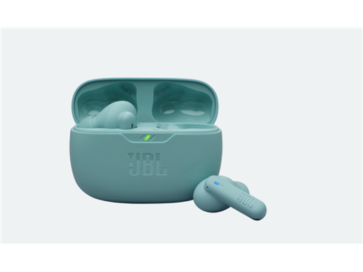 [107661] AUDIFONOS JBL VIBE BEAM 2,  BLUETOOTH 5.3, CANCELACION DE RUIDO, RESISTENTE AL AGUA, SONIDO DE GRAVES PURO Y TECNOLOGÍA AMBIENTAL INTELIGENTE, 4 MICS PARA LLAMADAS NÍTIDAS Y CLARAS, HASTA 40 HORAS DE REPRODUCCIÓN AZUL.