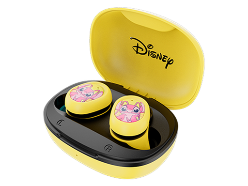 [107784] AUDIFONO CON MICROFONO WIRELESS XTECH DISNEY STICH, EARBUDS TWS, BLUETOOTH, HASTA 4 HORAS DE REPRODUCCION CONTINUA, AMARILLO, (XTH-D701ST-YL)