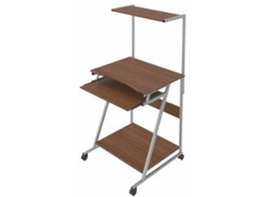 [107788] MESA XTECH CON TOPE, BANDEJA PARA TECLADO, COLOR ROBLE (XTF-CD188)