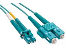 [76616] PATCH CORD DE FIBRA LEVITON, 2M, 50/125 LASER OPTIMIZED MULTIMODE, DÚPLEX, SC TO LC  (A-B)